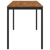 Tuin Bartafel NAARDEN Naturel en Zwart 180 x 88,5 x 105 cm 4