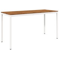 Tuin Bartafel NAARDEN Natuurlijk en Wit 196 x 80,5 x 105 cm 2