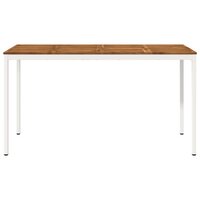 Tuin Bartafel NAARDEN Natuurlijk en Wit 196 x 80,5 x 105 cm 3