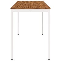Tuin Bartafel NAARDEN Natuurlijk en Wit 196 x 80,5 x 105 cm 4