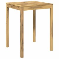 Tuin Bartafel Wit 80 x 80,5 x 105 cm Massief Acaciahout 2