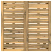 Tuin Bartafel Wit 80 x 80,5 x 105 cm Massief Acaciahout 4