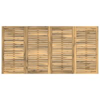 Tuin Bartafel Wit 180 x 88,5 x 105 cm Massief Acaciahout 5