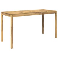Tuin Bartafel Wit 196 x 80,5 x 105 cm Massief Acaciahout 2