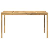 Tuin Bartafel Wit 196 x 80,5 x 105 cm Massief Acaciahout 3