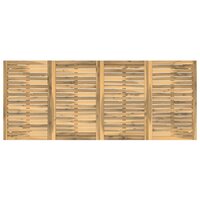 Tuin Bartafel Wit 196 x 80,5 x 105 cm Massief Acaciahout 5