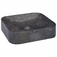 Gootsteen 40x40x10 cm marmer zwart 3