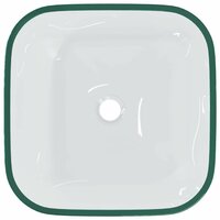 Wasbak 42x42x14 cm glas transparant 4