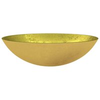 Wasbak 50x37x14 cm glas goudkleurig 3