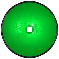 Wasbak 42x14 cm gehard glas groen 3