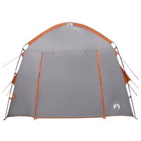 Huisje Tent 3-persoons Grijs en Oranje Polyester 5