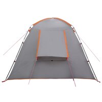 Huisje Tent 3-persoons Grijs en Oranje Polyester 6