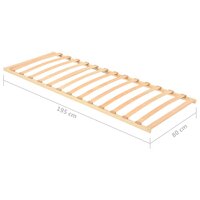 Lattenbodem met 13 latten 80x200 cm 7