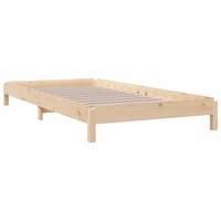 Bed stapelbaar 75x190 cm massief grenenhout 5