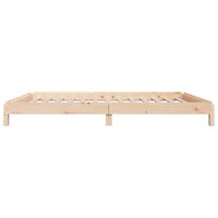 Bed stapelbaar 75x190 cm massief grenenhout 7
