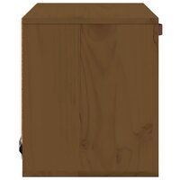 Wandkast 40x30x35 cm massief grenenhout honingbruin 4