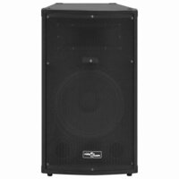 Hifi-podiumluidspreker passief 150 W 37x37x64 cm zwart 2