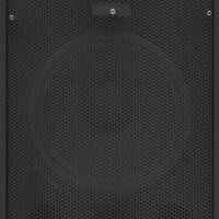 Hifi-podiumluidspreker passief 150 W 37x37x64 cm zwart 5