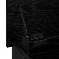 Opbergbox Zwart eiken 80 x 40 x 49,5 cm Bewerkt hout 6