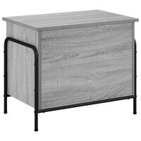 Opbergbox Grijs Sonoma 80 x 40 x 49,5 cm Bewerkt hout 2