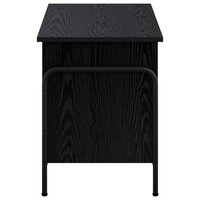 Opbergbox Zwart eiken 80 x 40 x 49,5 cm Bewerkt hout 4