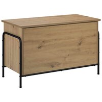 Opbergbox Artisanaal eiken 80 x 40 x 49,5 cm Bewerkt hout 5