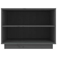 Schoenenkast 60x34x45 cm massief grenenhout grijs 5
