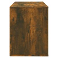 Schoenenkast 80x35x45 cm bewerkt hout gerookt eikenkleurig 6