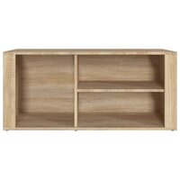 Schoenenkast 100x35x45 cm bewerkt hout sonoma eikenkleurig 5
