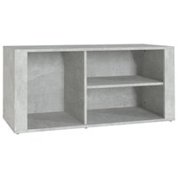 Schoenenkast 100x35x45 cm bewerkt hout betongrijs 2