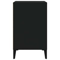 Schoenenkast 102x36x60 cm bewerkt hout zwart 4