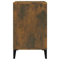 Schoenenkast 102x36x60 cm bewerkt hout gerookt eikenkleurig 4