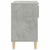 Schoenenkast 70x36x60 cm bewerkt hout betongrijs 8