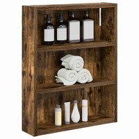 Badkamerwandkast Gerookte Eik 40 x 10 x 50 cm 3