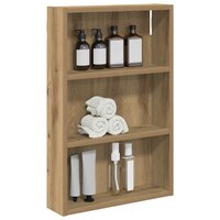 Badkamerwandkast Artisanaal eiken 40 x 10 x 60,5 cm 3