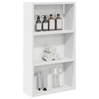Badkamerwandkast Wit 40 x 14 x 70 cm Geconstrueerd hout 3