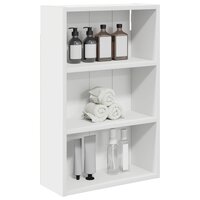 Badkamerwandkast Wit 40 x 16 x 62,5 cm Geconstrueerd hout 3