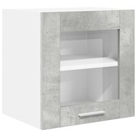 Hangkast Beton Grijs 40 x 31 x 40 cm Bewerkt hout 2