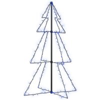 Kegelkerstboom 160 LED&amp;apos;s binnen en buiten 78x120 cm 2