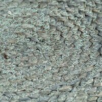 Placemats 4 st rond 38 cm jute olijfgroen 3