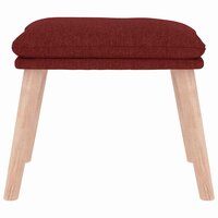 Voetenbank 45x29,5x35 cm stof wijnrood 3