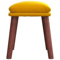 Voetenbank 45x29,5x35 cm fluweel mosterdgeel 4