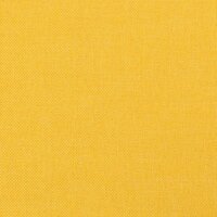 Voetenbank 45x29,5x35 cm stof en kunstleer mosterdgeel 5
