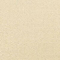 Voetenbank 45x29,5x35 cm stof en kunstleer cr&egrave;mekleurig 5