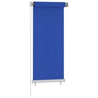 Rolgordijn voor buiten 65(B)x140(H) cm HDPE blauw 2