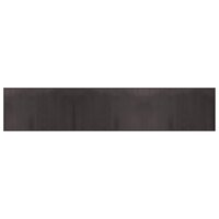 Vloerkleed rechthoekig 60x300 cm bamboe donkerbruin 2