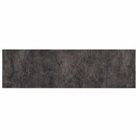 Keukenmat zwart beton 150 x 45 cm 100% Polyamide 2