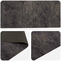 Keukenmat zwart beton 150 x 45 cm 100% Polyamide 3