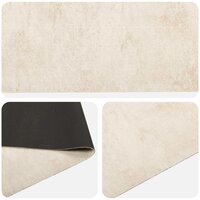 Keukenmat cr&egrave;mekleurig beton 150 x 45 cm 100% Polyamide 3