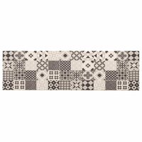 Keukenmat Grijs moza&iuml;ek 150 x 45 cm 100% Polyamide 2